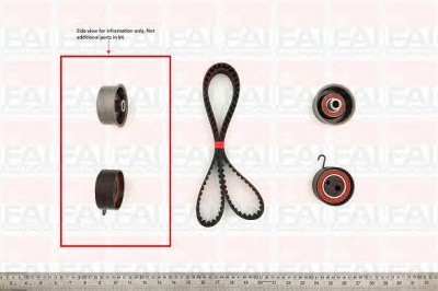 FAI AUTOPARTS tbk434 -  Комплект ремня ГРМ
